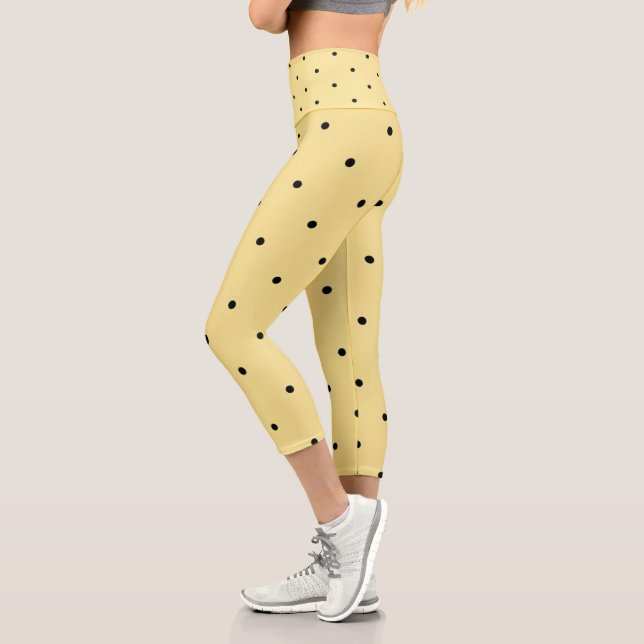 Polka Dots  Capri Leggings (Left)