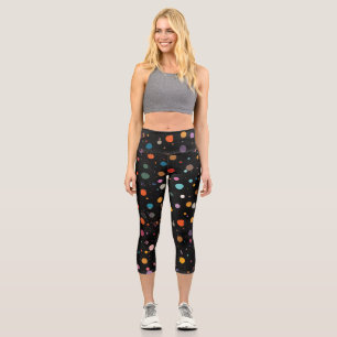 Polka Dots Capri Leggings