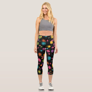Polka Dots Capri Leggings