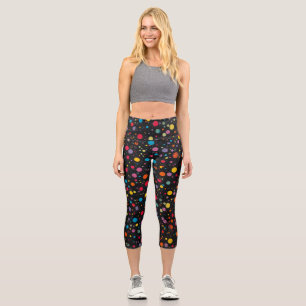 Polka Dots Capri Leggings