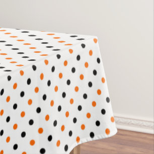 polka dots dotty halloween pattern tablecloth