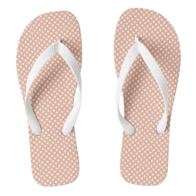 Polka Dots Flip Flops (Footbed)