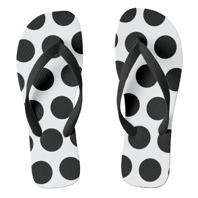 Polka Dots Flip Flops (Footbed)