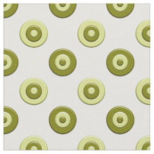 Polka dots green element fabric