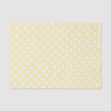 polka dots in butter  yellow