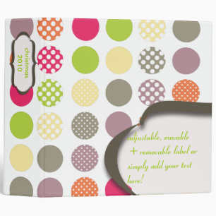 Polka dots in polka dots binder
