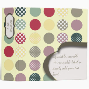 Polka dots in polka dots binder