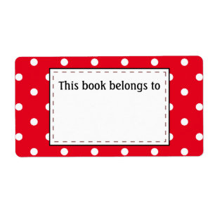 Polka Dots in Red and White