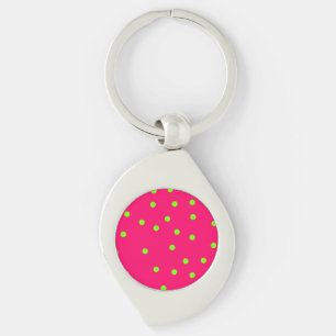 Polka dots keychain