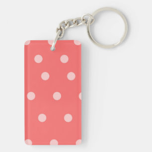 Polka dots keychain