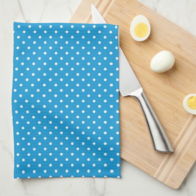 Polka Dots Kitchen Towel (Quarter Fold)