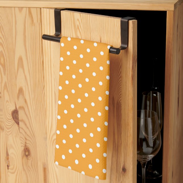 Polka Dots  Kitchen Towel (Thirds Fold)
