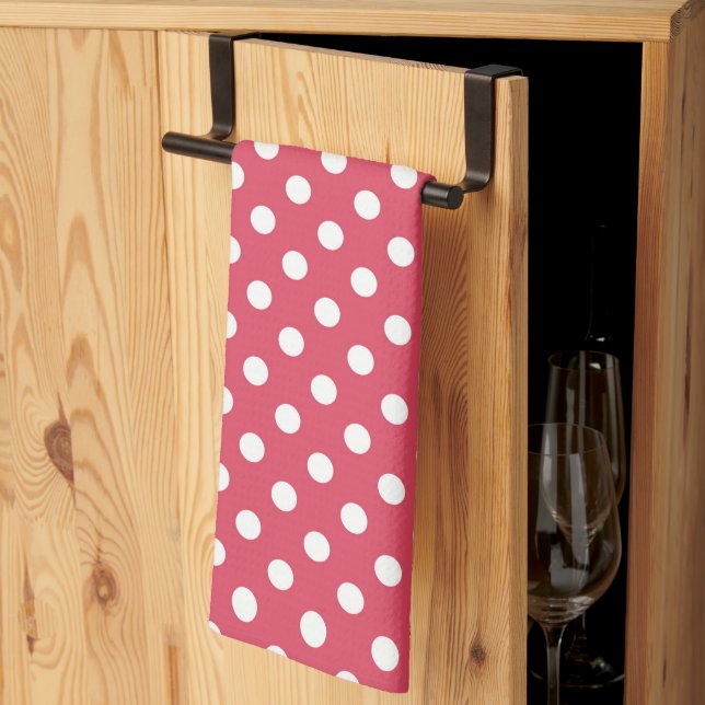 POLKA DOTS Kitchen Towels (Thirds Fold)