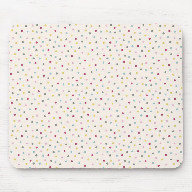 Polka Dots Mouse Pad (Front)