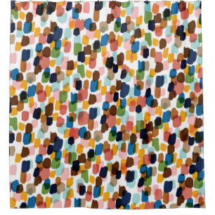 Polka Dots: Multicoloured Hand Paint.