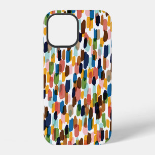 Polka Dots: Multicoloured Hand Paint. iPhone 12 Case