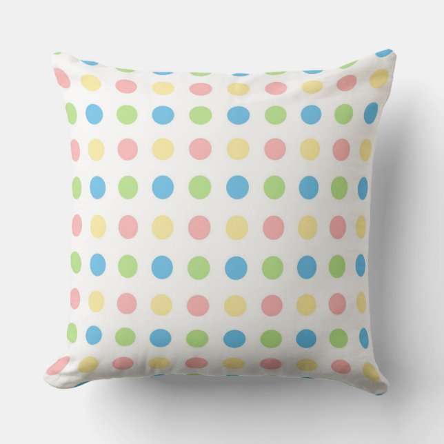 Polka Dots Outdoor Pillow (Front)