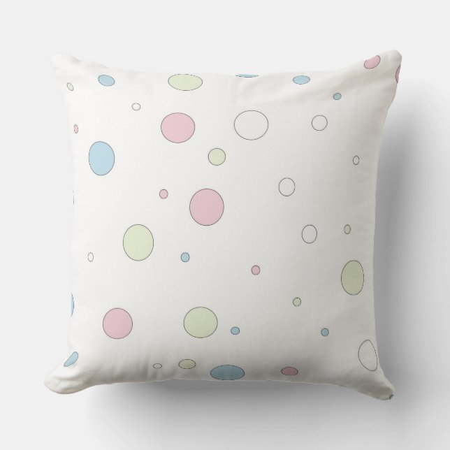 Polka Dots Outdoor Pillow (Front)
