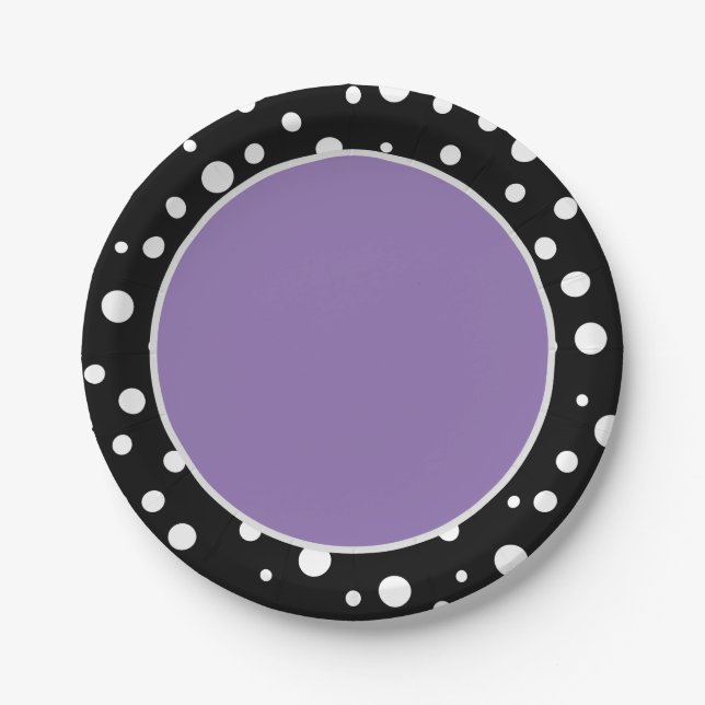 Polka Dots Paper Plates (Front)