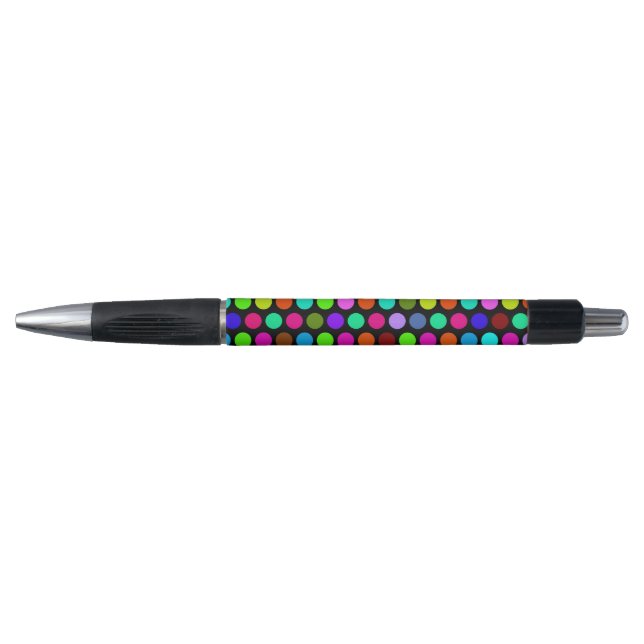 Polka Dots Pattern coloured I + your backgr. & ide Pen (Front)