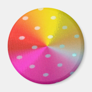 polka dots Pattern colourful colours Magnet