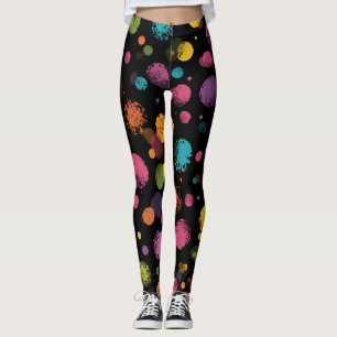 Polka Dots Pattern Leggings