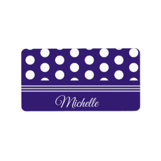 Polka dots pattern on ultra violet label