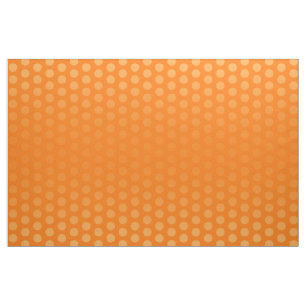 Polka Dots Pattern orange + your ideas Fabric