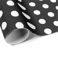 Polka Dots Perky Pattern Black White