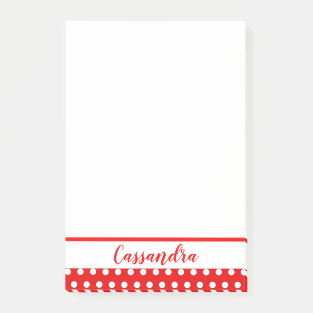 Polka Dots Post-it Notes (Front)