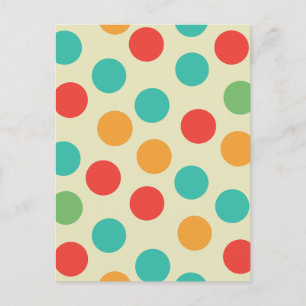 Polka Dots Postcard
