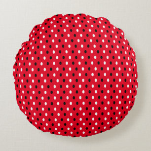 Polka Dots - Round Pillow