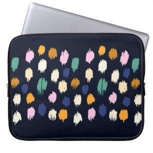 Polka dots seamless pattern laptop sleeve