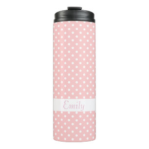 Polka Dots Thermal Tumbler