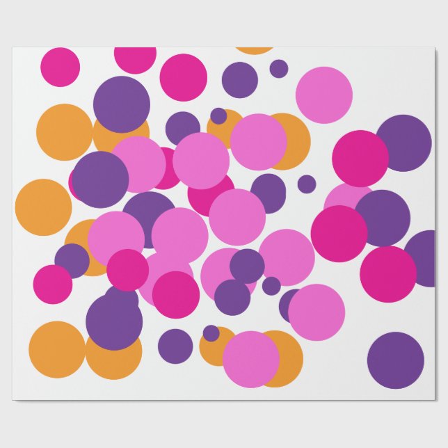 Polka Dots Wrapping Paper (Flat)