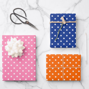 Polka Dots Wrapping Paper Sheet Set