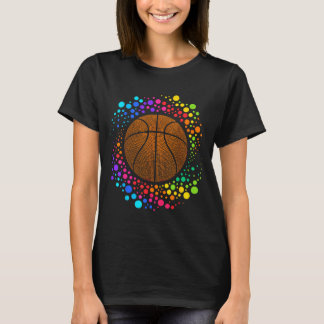 Polka dotted basketball dot day T-Shirt