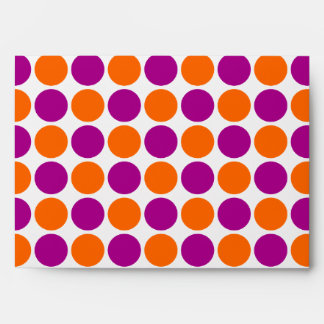 Polka dotted envelope