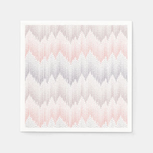 Polka Dotted Mountain Peak Pattern Napkin