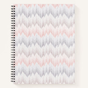 Polka Dotted Mountain Peak Pattern Notebook