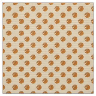Polka golden dots fabric