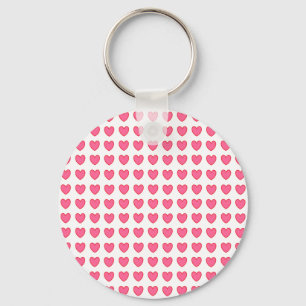 Polka Hearts Keychain