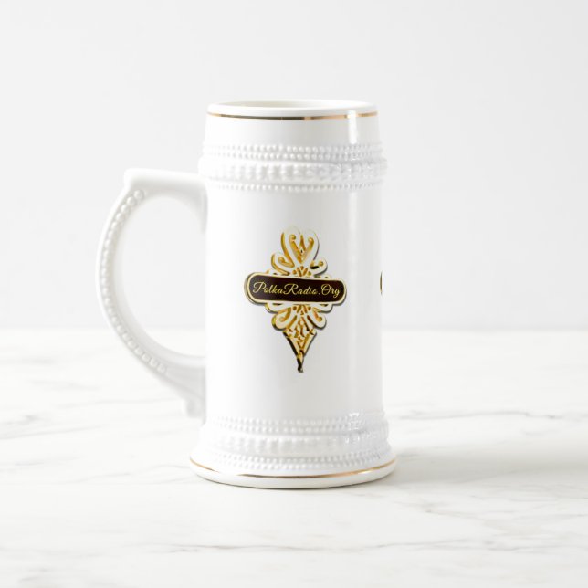 Polka Radio Anniversary Mug (Left)