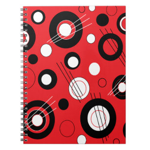 Polka Red Notebook