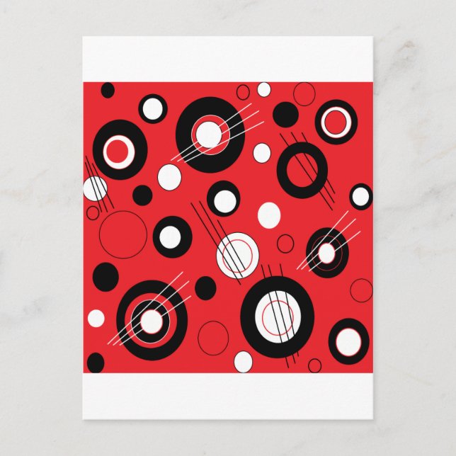 Polka Red Postcard (Front)