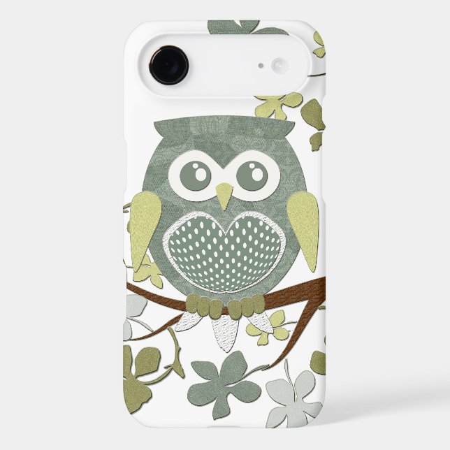 Polka Tree Owl Case (Back)
