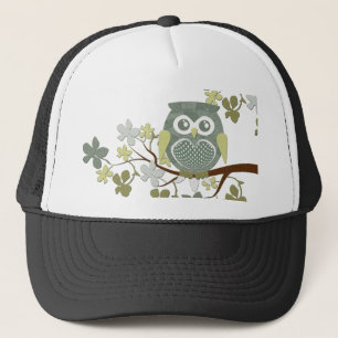 Polka Tree Owl Hat