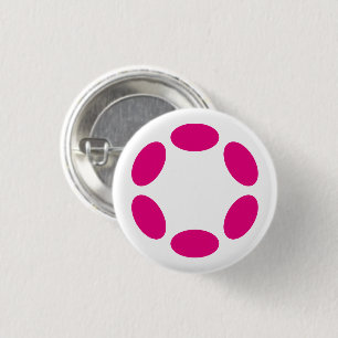 Polkadot 1 Inch Round Button
