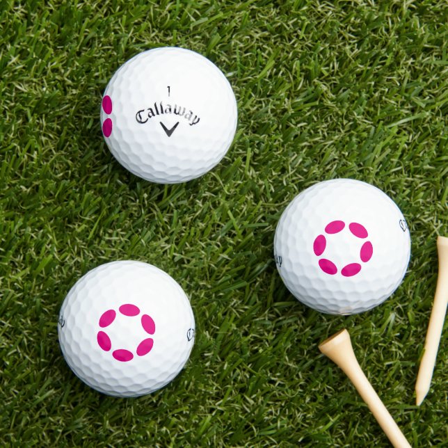 Polkadot  golf balls (Insitu Grass)