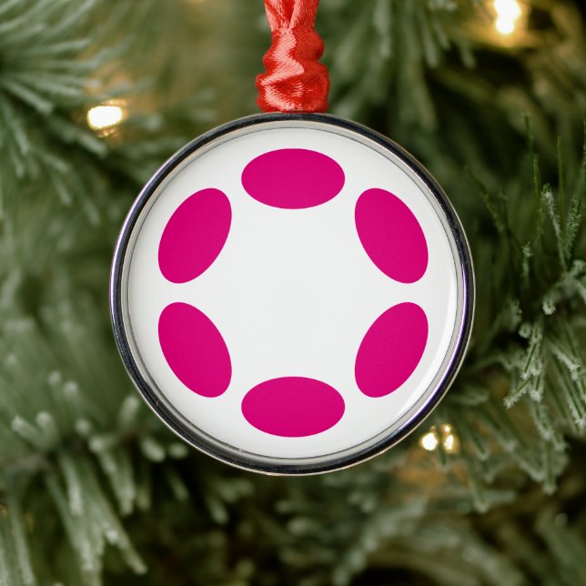 Polkadot Metal Ornament (Tree)